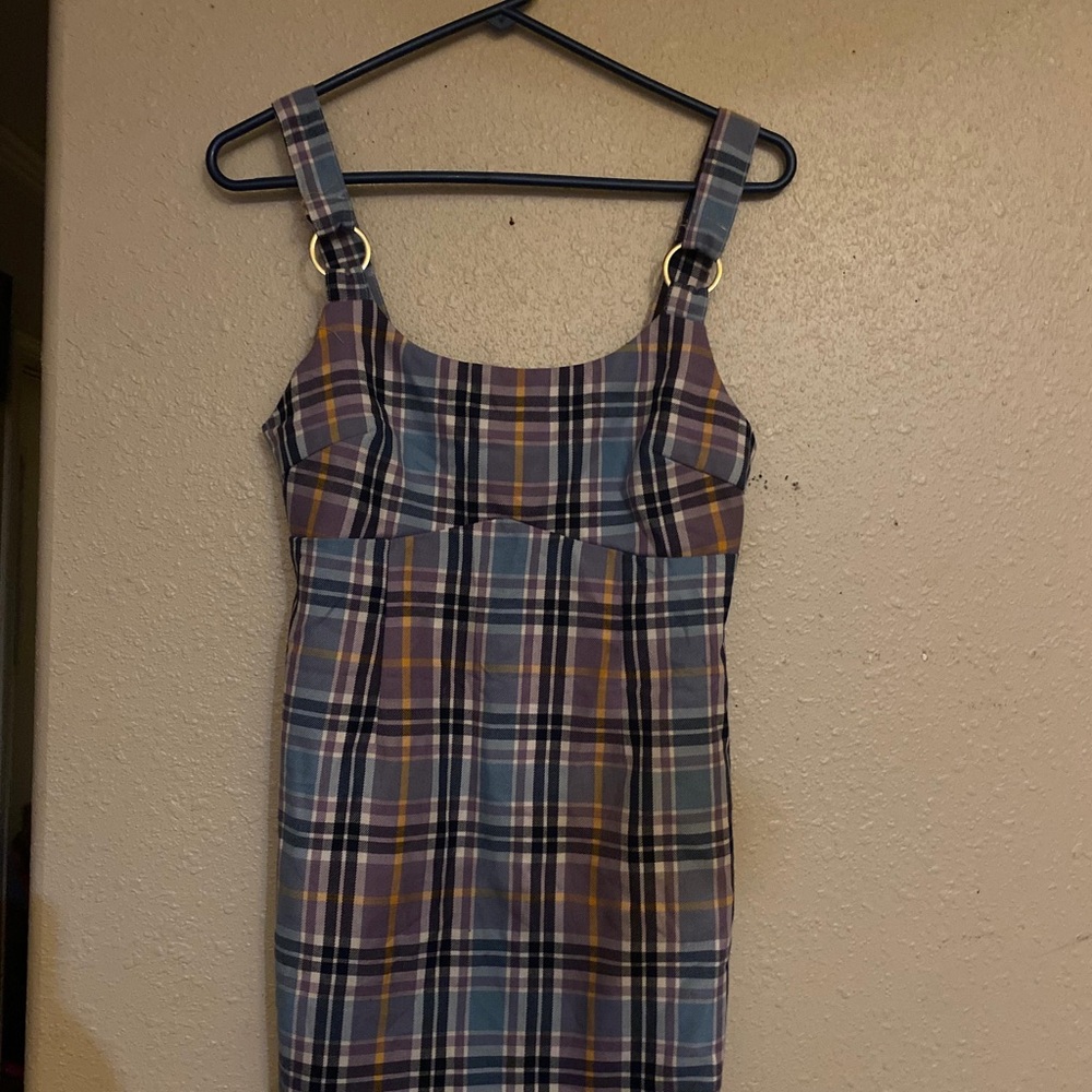 Forever 21 Multicolor Plaid Mini Dress